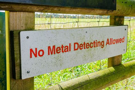 metal detecting laws by county